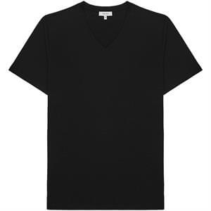 REISS DAYTON V Neck Short Sleeve T Shirt